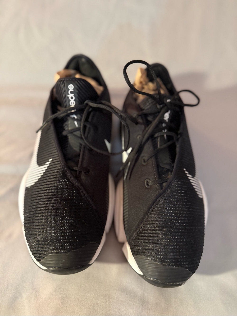 Nike Air Zoom Superrep Black Shoes w/Neon Yellow Insole. Women’s .Sz 9
